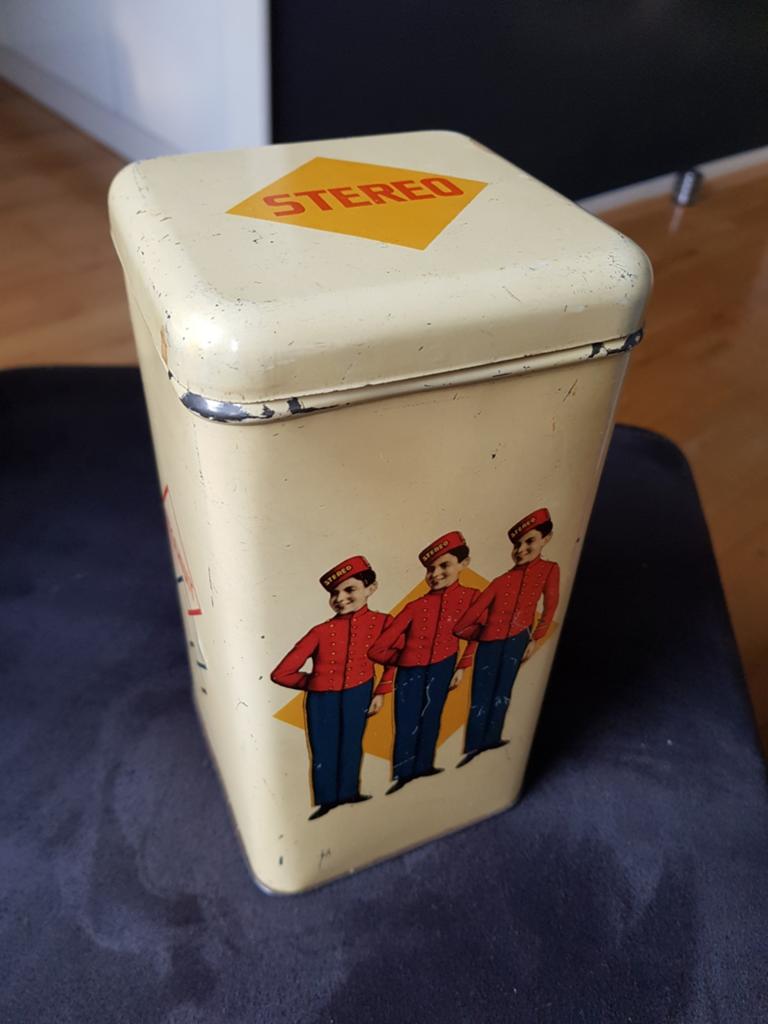 Stereo vierkante beschuit, Verzamelen, Blikken, Ophalen of Verzenden, Overige