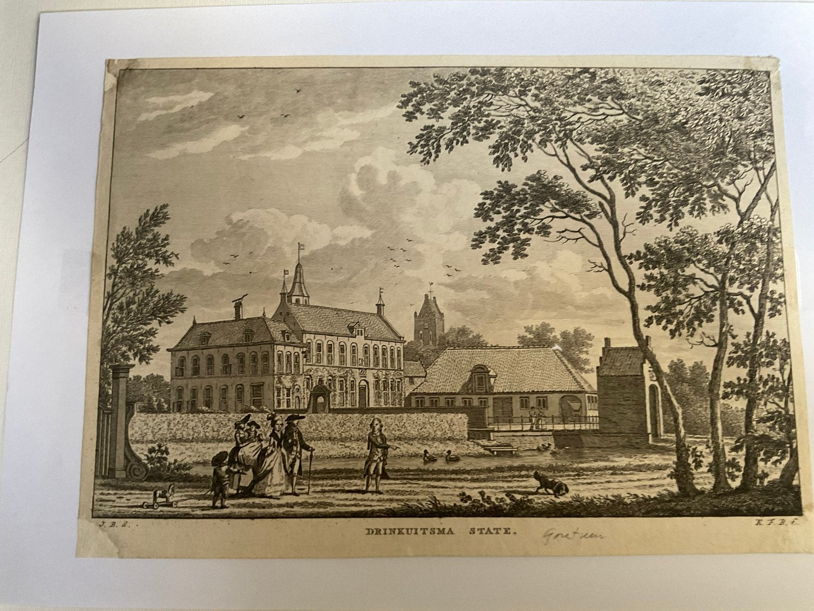 Drinkuitsma state, Antiek en Kunst, Ophalen of Verzenden