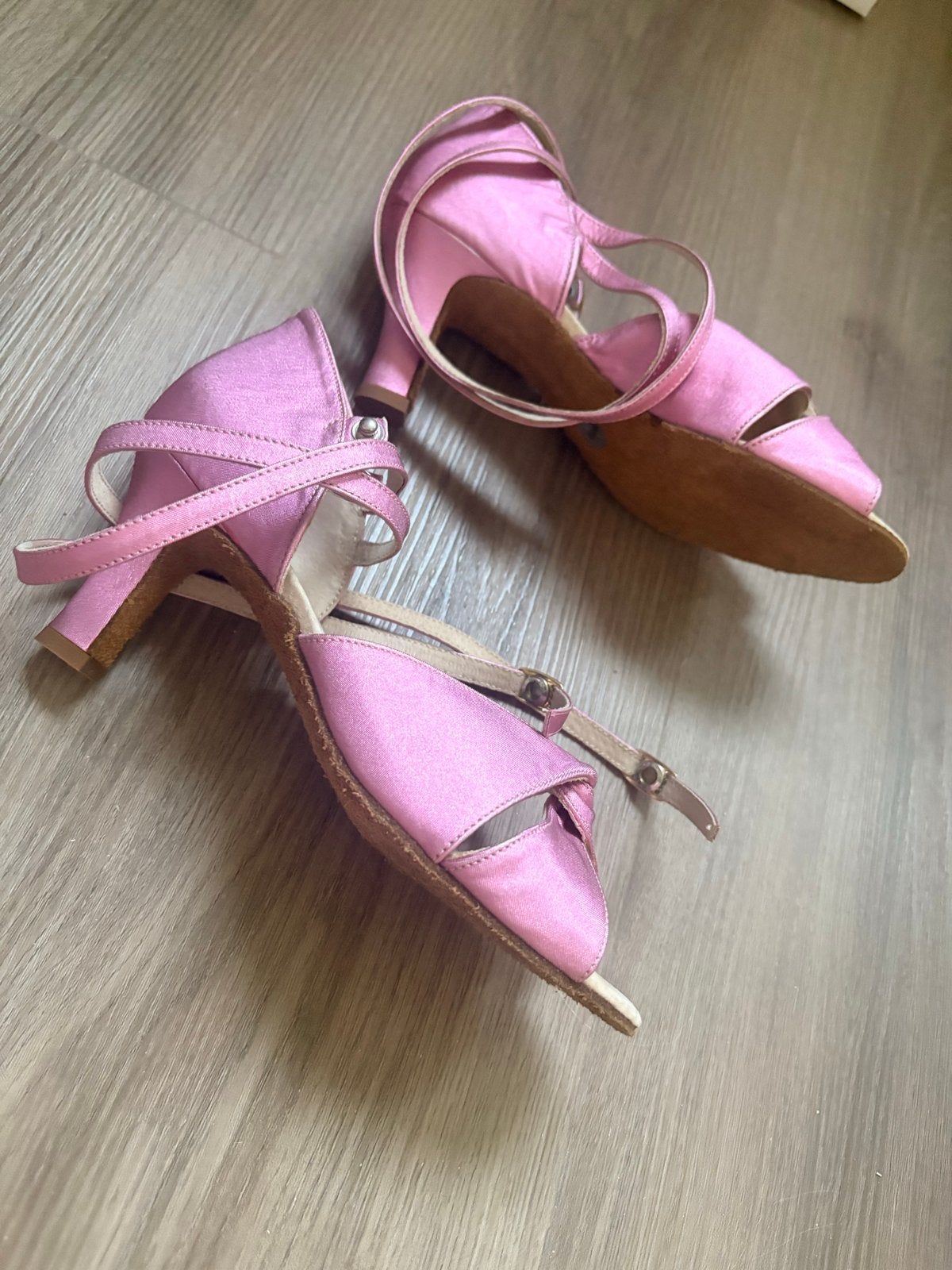 Roze dansschoenen - Maat 37.5, Ophalen of Verzenden, Zo goed als nieuw, Schoenen