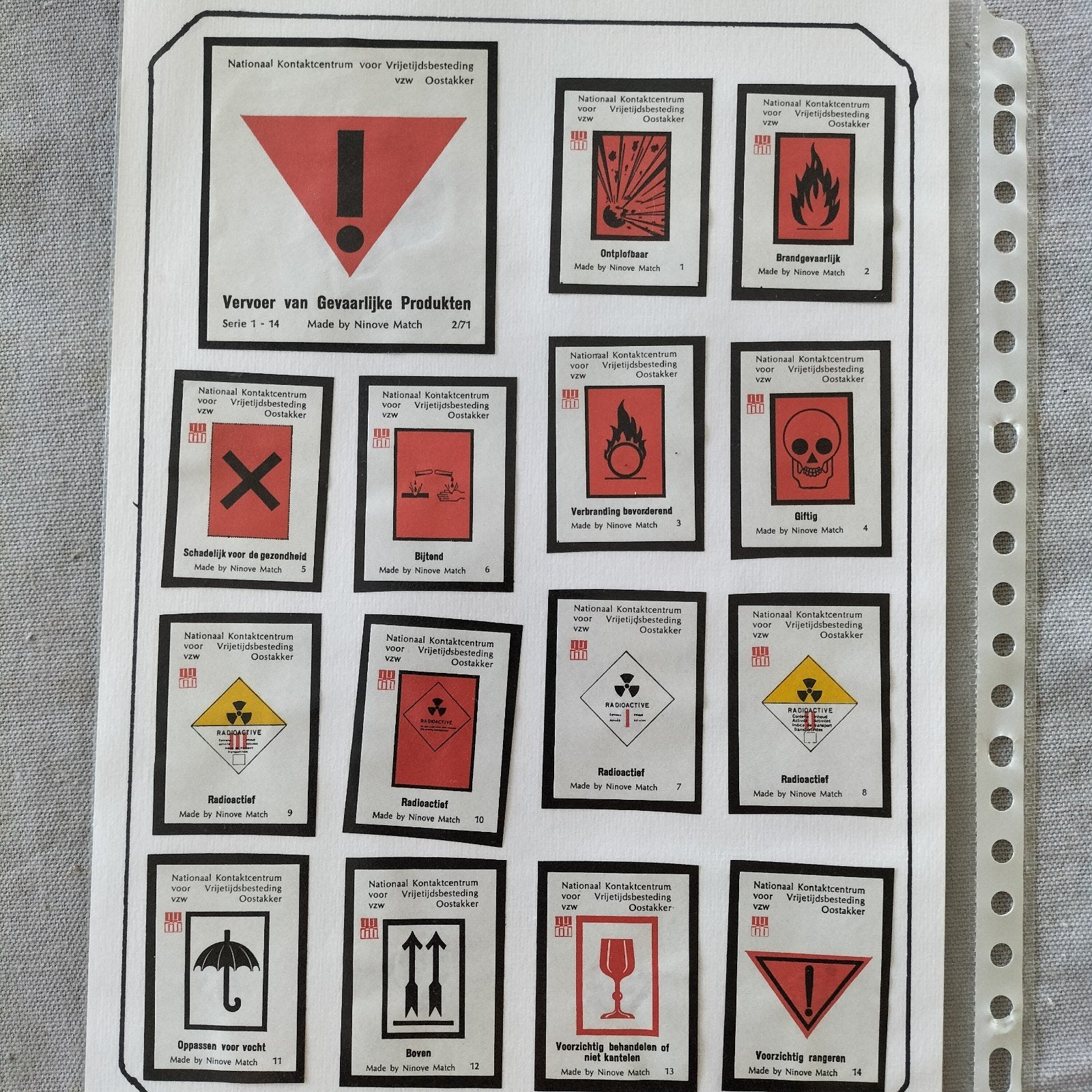 Compleet Gevaarlijke Stoffen, Ophalen of Verzenden, Sigarenbandjes