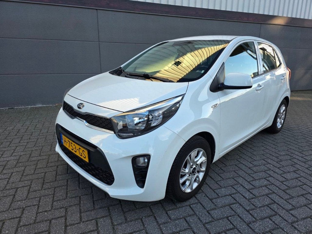 Kia Picanto 1.0 MPi 67pk 4-zits 2020 Wit, Voorwielaandrijving, Stof, 4 stoelen, Wit