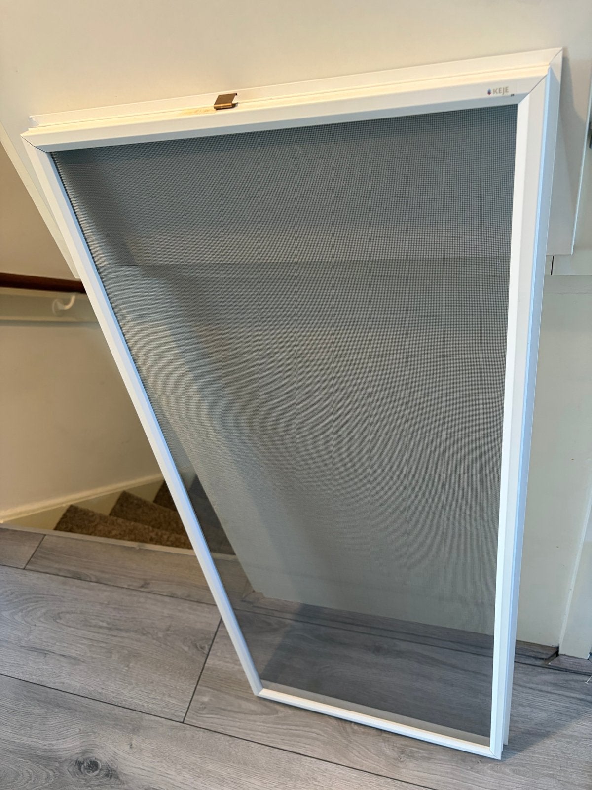 Hordeur, Ophalen, Kunststof, Gebruikt, 80 tot 100 cm