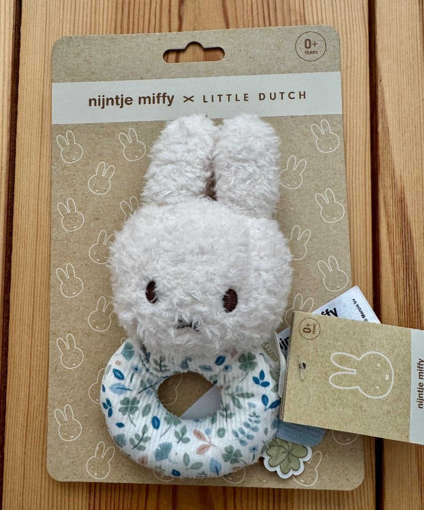 Nijntje / Miffy x Little Dutch Baby Rammelaar - Nieuw, Ophalen of Verzenden, Nieuw, Rammelaar