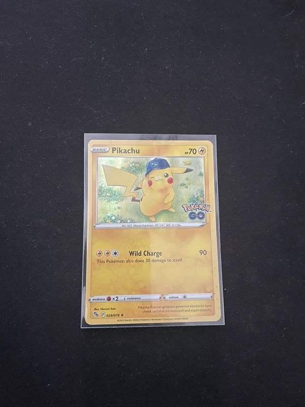 Pikachu (PGO 028) (Reverse) - Pokemon GO, Verzenden, Zo goed als nieuw, Losse kaart, Foil