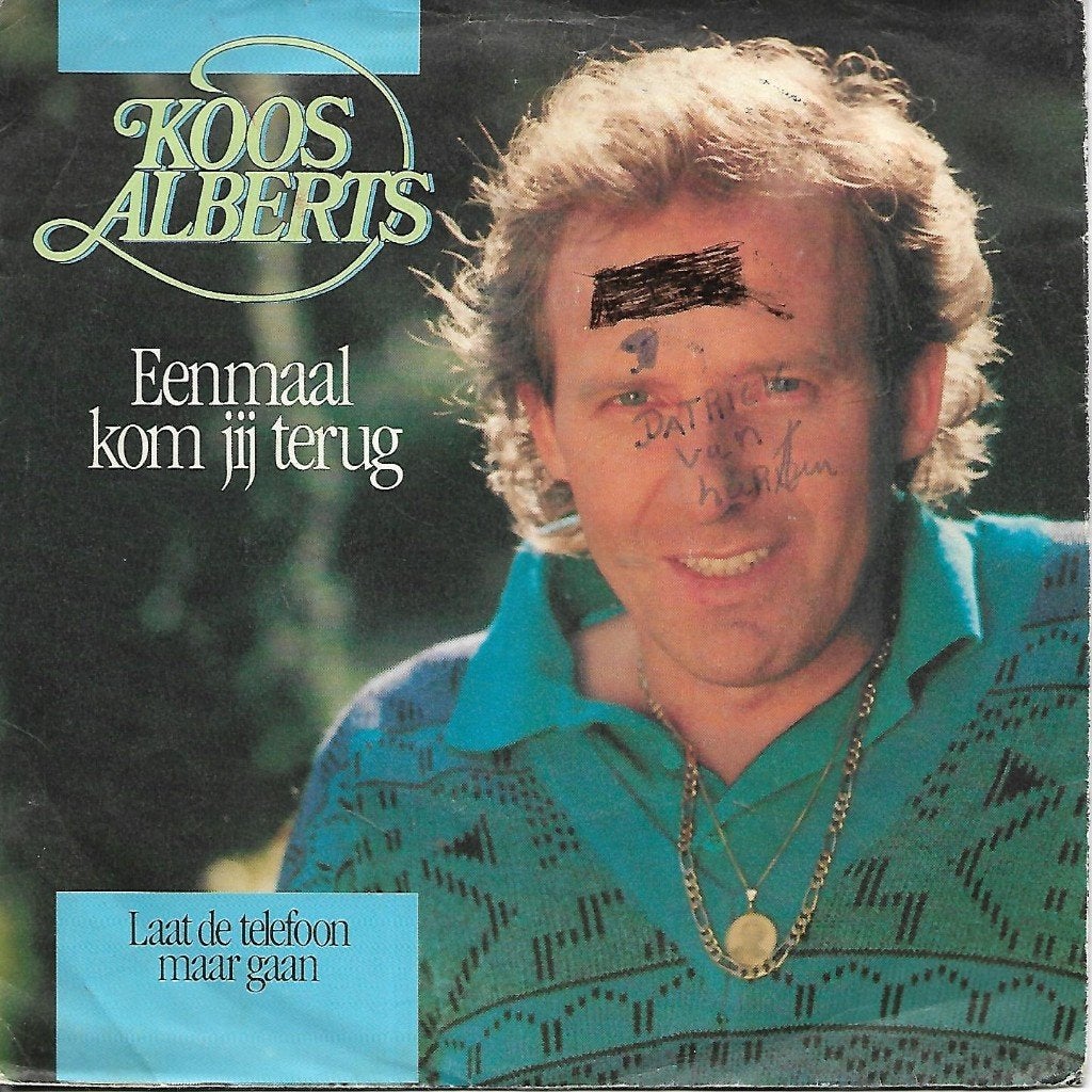 Koos Alberts - Eenmaal kom je terug, Fotohoes, Ophalen of Verzenden, Gebruikt, Nederlandstalig