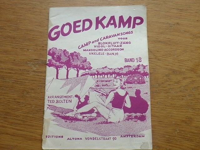 Goed Kamp Band 18 - Camp en Caravan Songs Bladmuziek, Gebruikt, Overige soorten, Ophalen of Verzenden, Viool of Altviool