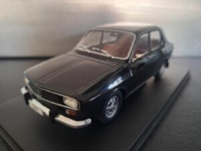 Dacia 1300 1969 Zwart Schaal 1/24 Whitebox Nieuw, Overige merken, Whitebox, Auto, Nieuw