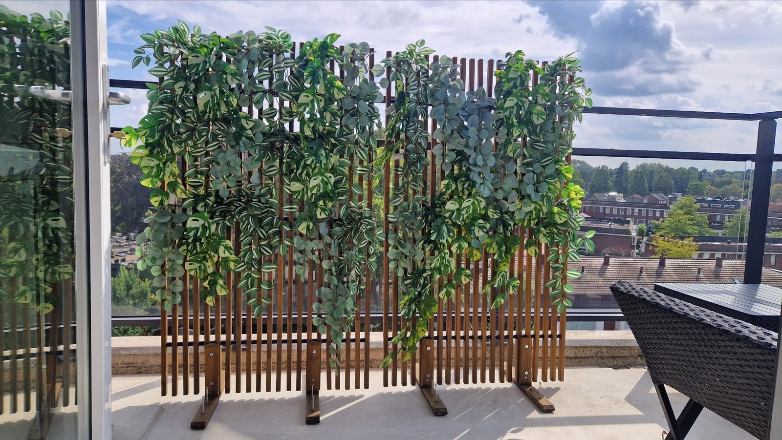2x IKEA NÄMMARÖ Privacyscherm met kunstplanten, Ophalen, Gebruikt