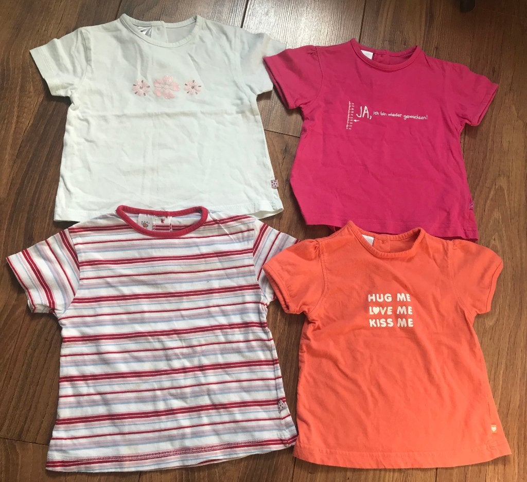 Babypakket kledingpakket 4 shirts tops t-shirts C&A maat 86, Kinderen en Baby's, Ophalen of Verzenden, Nieuw, Maat 86