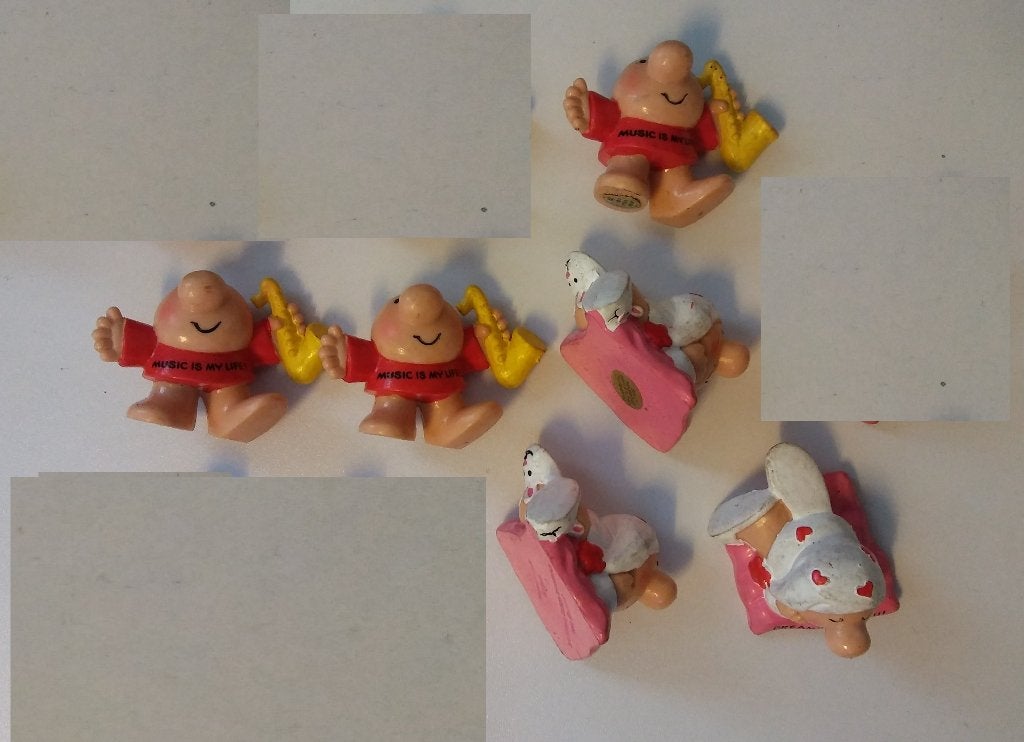 Ziggy strip bully pvc tekenfilm figuren vintage, Verzamelen, Verzenden, Zo goed als nieuw