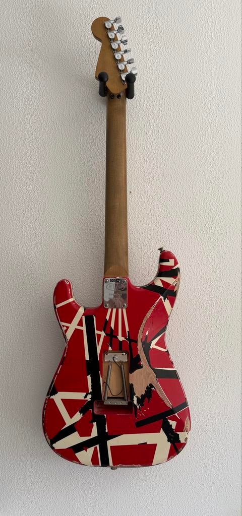 EVH Frankenstrat Originele Replica Elektrische Gitaar, Ophalen, Zo goed als nieuw, Solid body, Overige merken