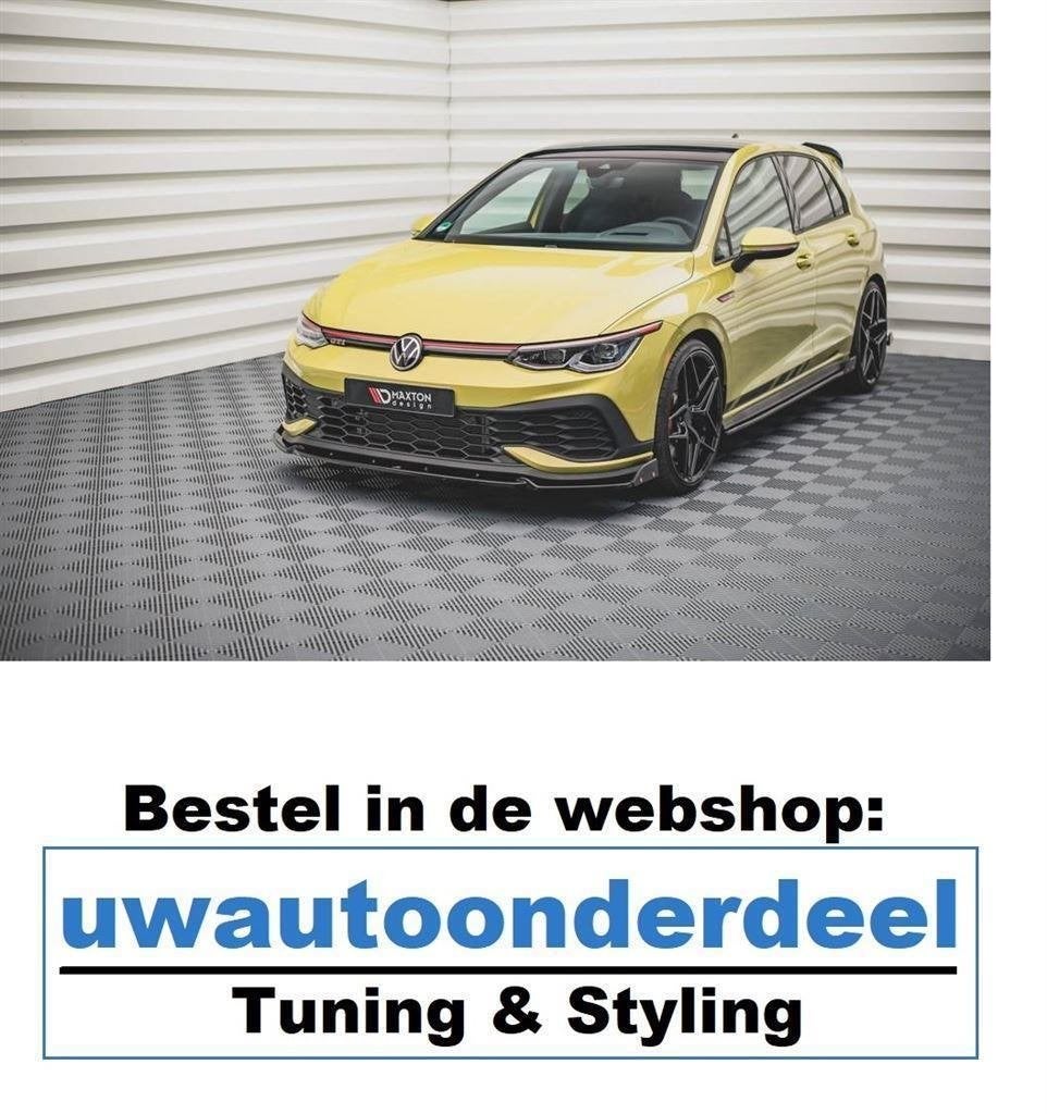 Maxton Spoiler Lip Splitter Geschikt Voor Golf 8 GTI Clubspo