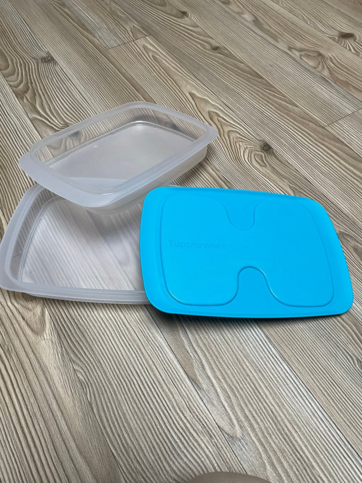 Tupperware Vleeswaren Bakjes - Set van 2, Huis en Inrichting, Keuken | Tupperware, Bewaardoos, Blauw, Luchtdicht, Ophalen of Verzenden