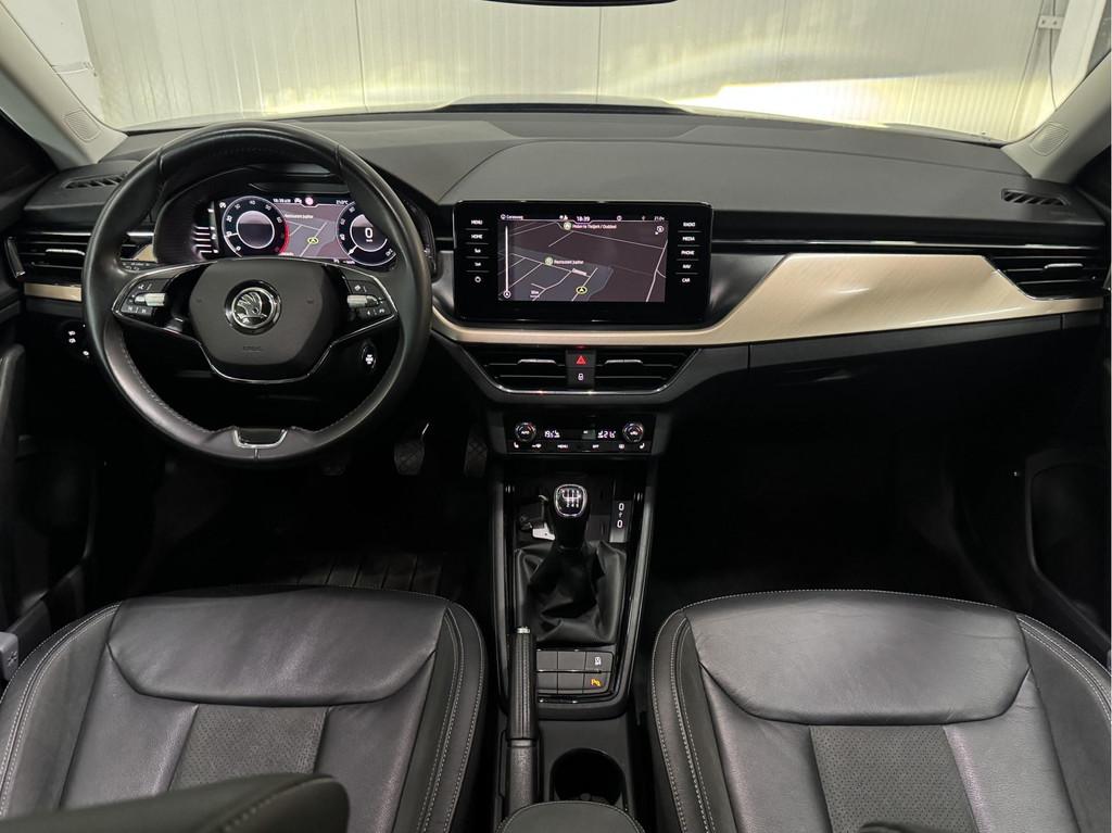 Skoda Kamiq 1.0 TSI Business Edition LEER STOELVERW. CARPLAY, Gebruikt, Blauw, 49 €/maand, Origineel Nederlands