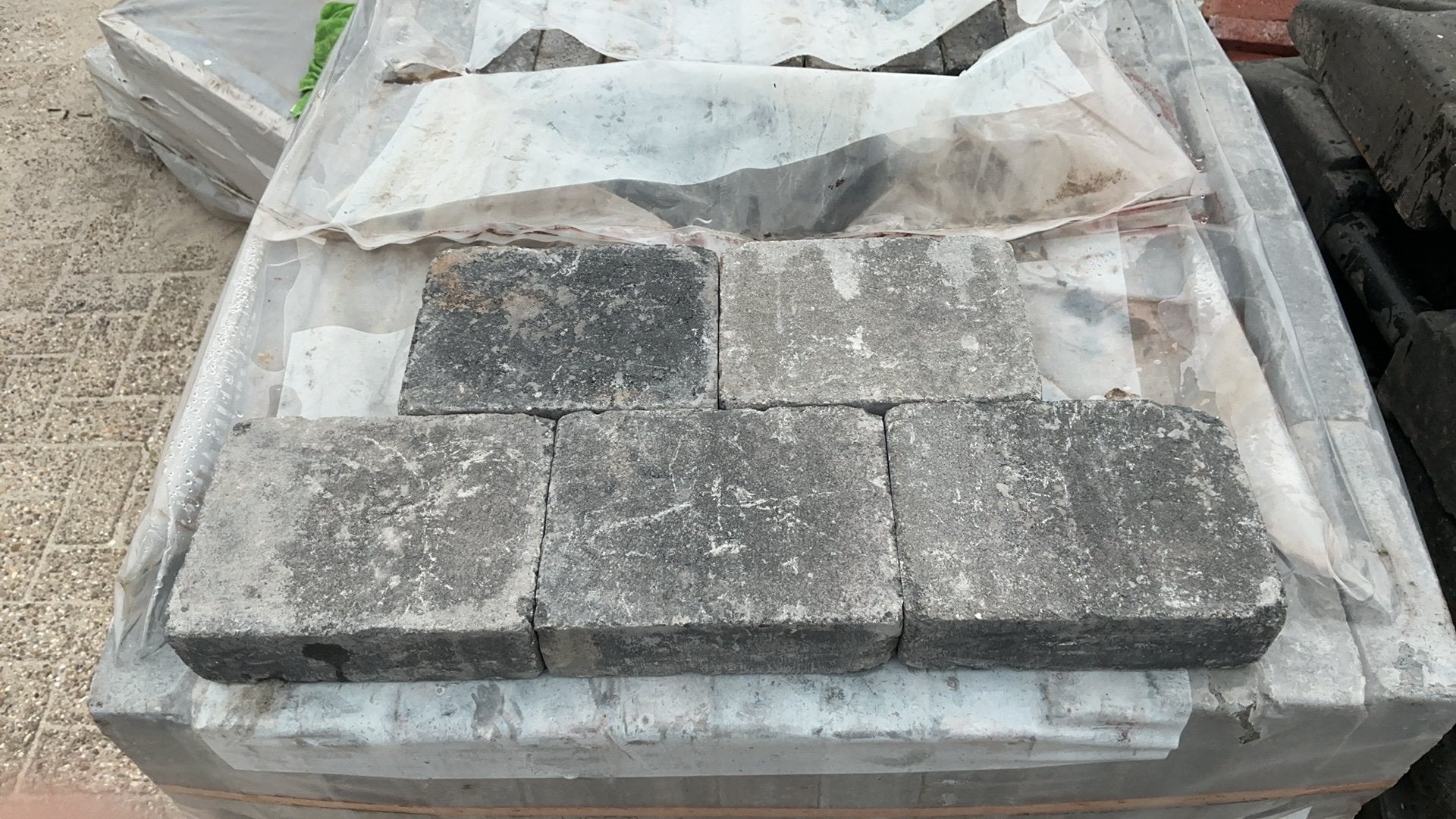 Tambour getrommelde bestrating., Tuin en Terras, Ophalen of Verzenden, Nieuw, Beton, Klinkers