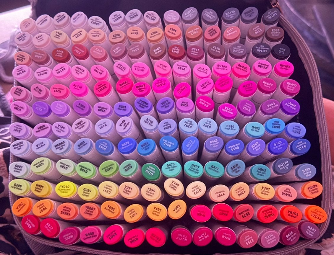 Ohuhu markers., Hobby en Vrije tijd, Tekenen, Ophalen, Zo goed als nieuw, Potlood of Stift