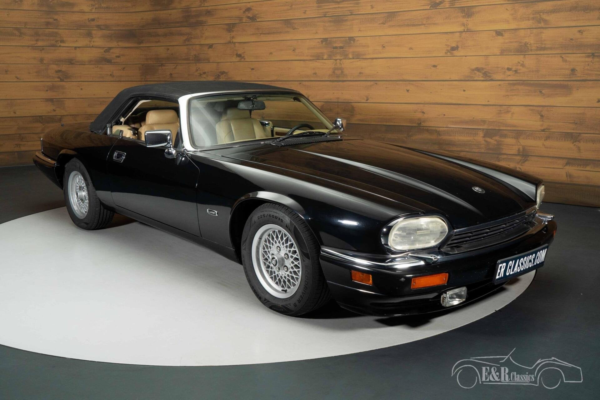 Jaguar XJS Cabriolet | 1994, Auto's, Achterwielaandrijving, Cabriolet, 4 stoelen, Zwart