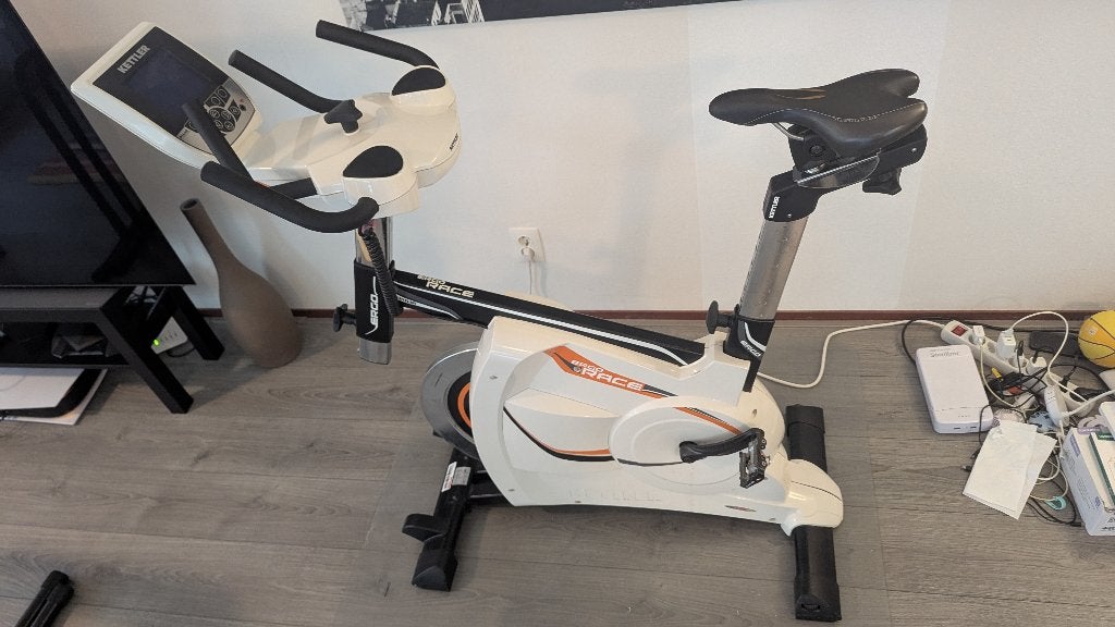 Kettler Ergorace II Indoorbike, Ophalen, Zo goed als nieuw, Metaal, Benen