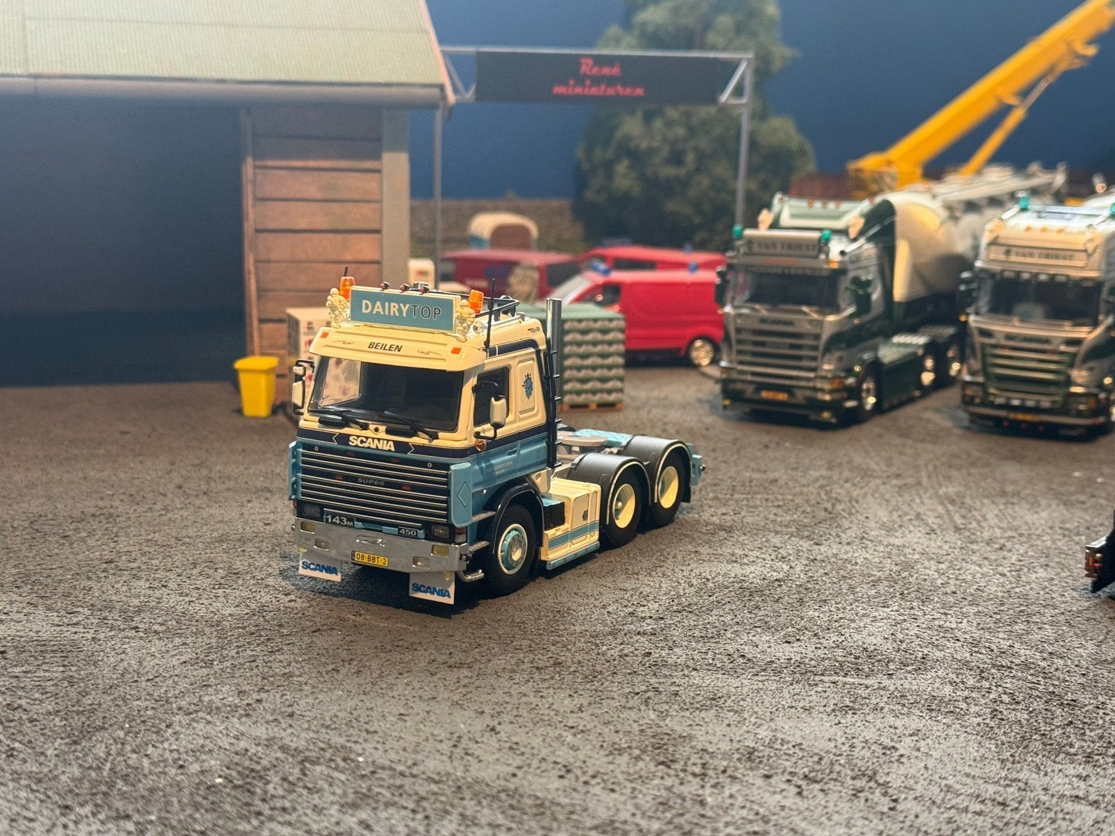Wsi Dairy top scania, Hobby en Vrije tijd, Modelauto's | 1:50, Wsi, Wsi, Ophalen of Verzenden, Zo goed als nieuw