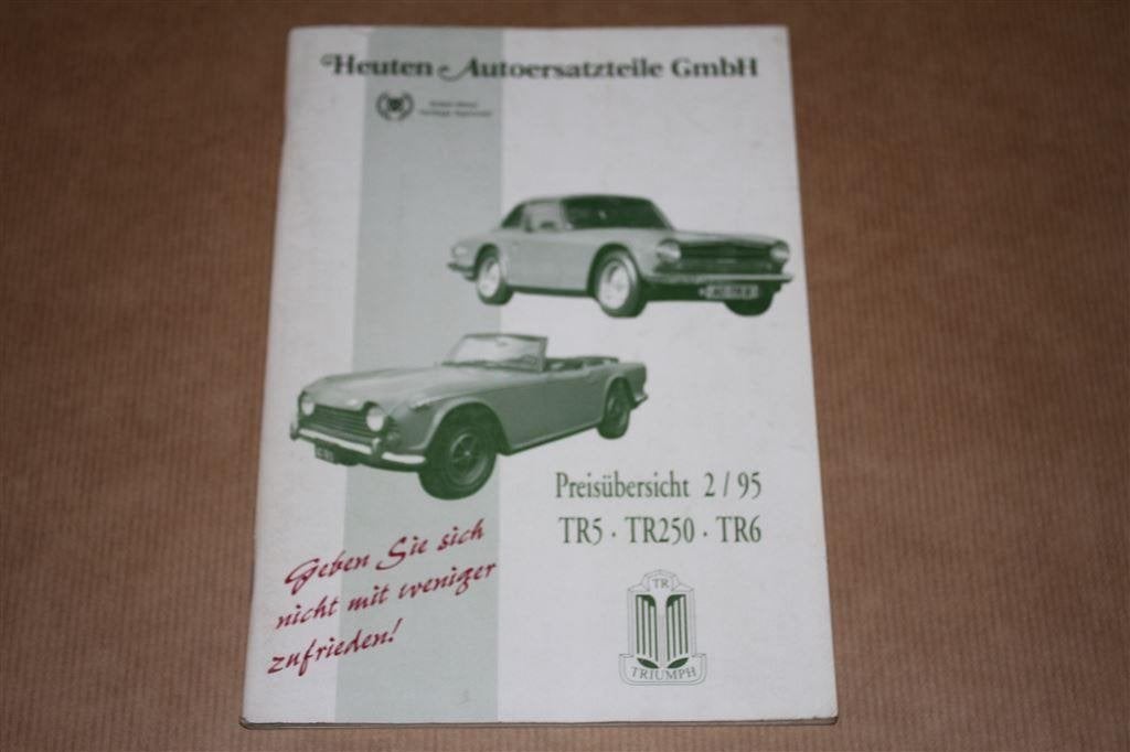 2 catalogi - Heuten Autoersatzteile Triumph !!, Ophalen of Verzenden