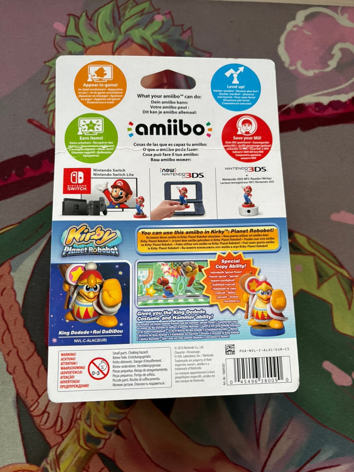 Nintendo amiibo Kirby – King Dedede Figure Super Smash Bros, Online, Support@nintendo.eu, 1 speler, Nintendo Co., Ltd. (Global HQ): 11-1 Hokotate-cho, Kamitoba, Minami-ku, Kyoto 601-8501, Japan