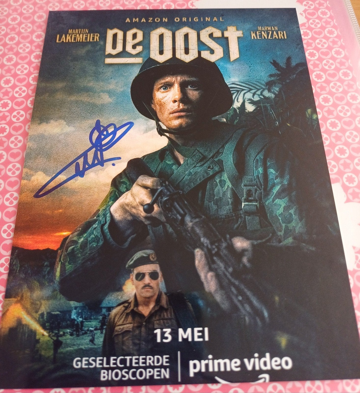 Martijn Lakemeier handtekening gesigneerde foto 20x15cm, Ophalen of Verzenden, Zo goed als nieuw, Foto of Kaart