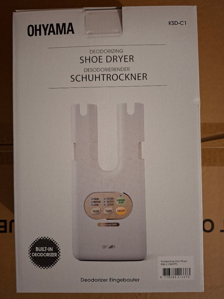 NIEUW Iris Ohyama schoenendroger / deodorizing shoe dryer, Ophalen of Verzenden, Nieuw, Overige typen