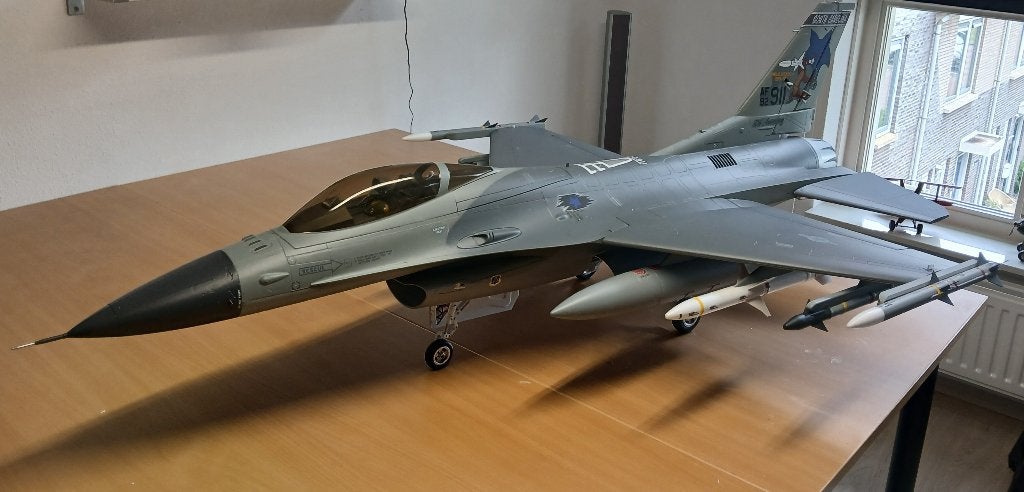 F-16 (80mm) EDF van FMS, Hobby en Vrije tijd, Ophalen of Verzenden, Nieuw, Elektro