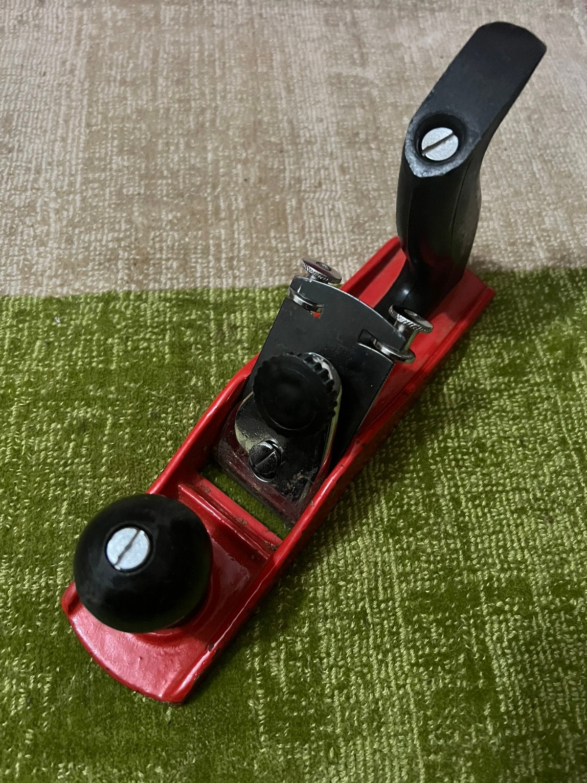 Vintage Houten Schaaf - Rood, Ophalen of Verzenden, Gebruikt