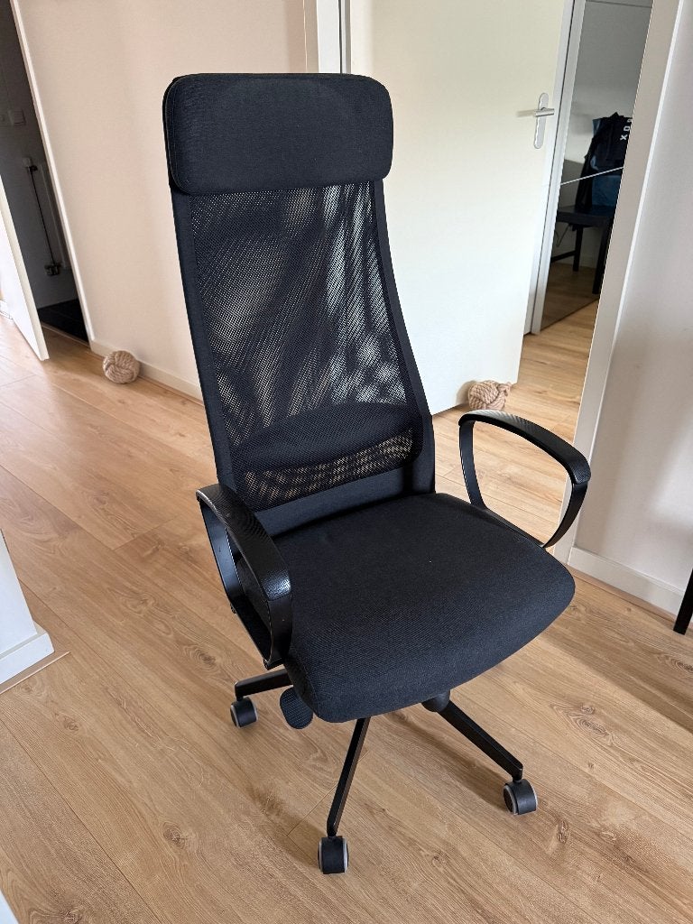 ikea MARKUS Office chair, Ophalen, Gebruikt, Zwart, Bureaufiets