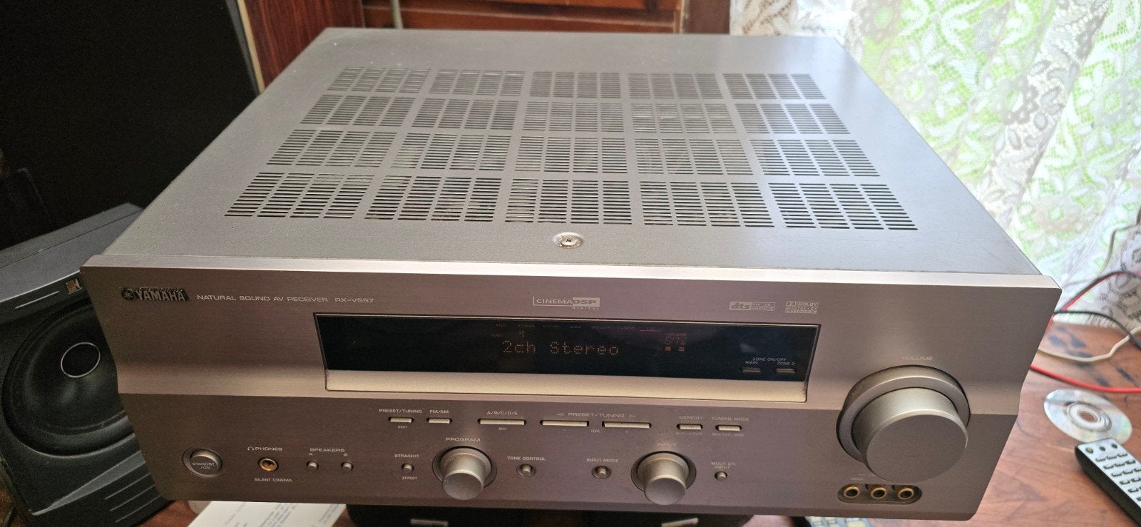 Yamaha RX-V557 Receiver met JBL  afstandsbediening, Yamaha, Ophalen of Verzenden, Zo goed als nieuw, 60 tot 120 watt