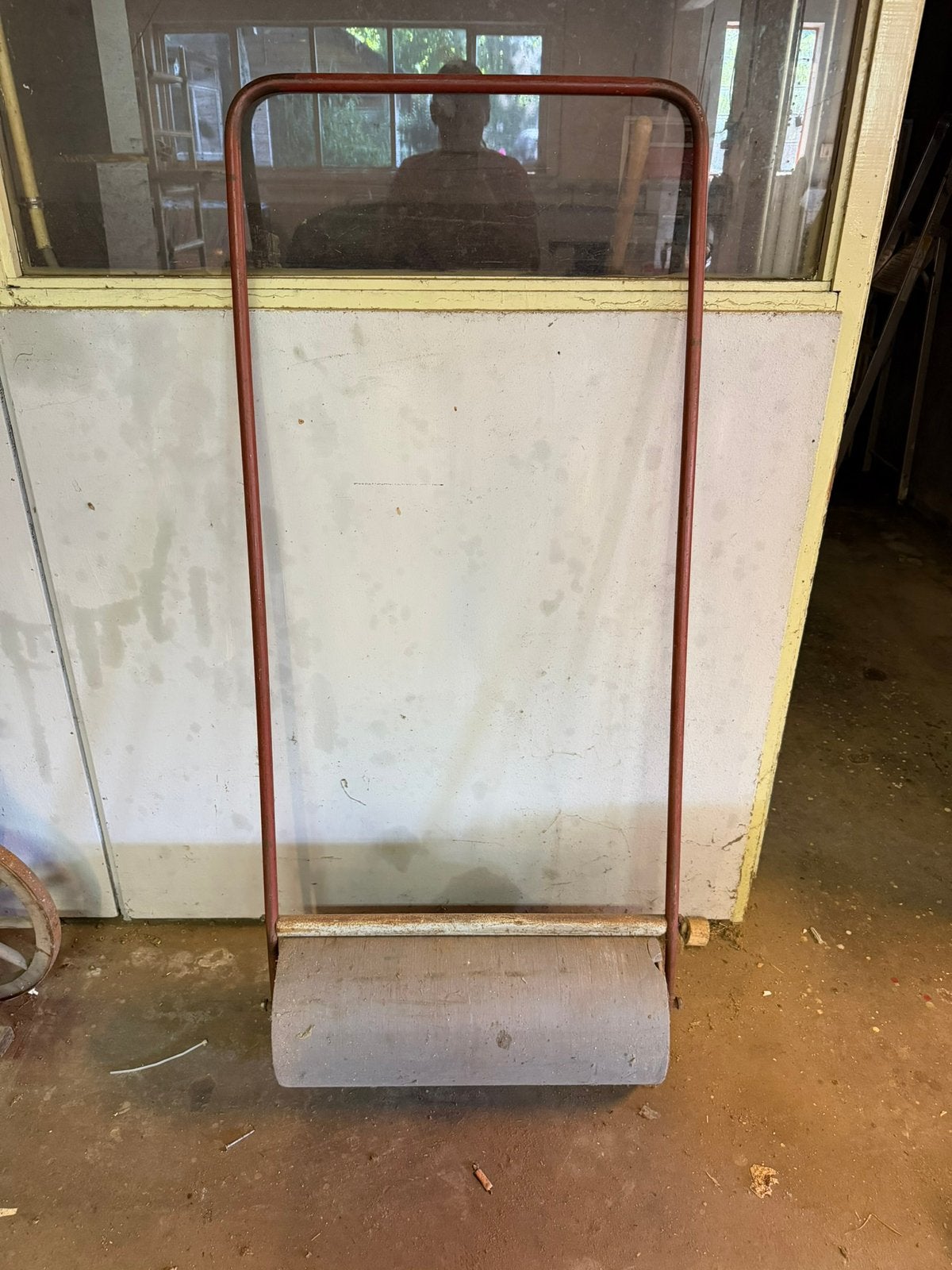 Oude/Zware Beton Gazonwals – Tuinwals voor Gazon/Bestrating, Tuin en Terras, Hand-tuingereedschap, Ophalen, Gebruikt, Overige soorten