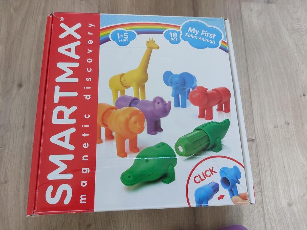 SmartMax Magnetic Discovery 'My First Safari Animals', Ophalen of Verzenden, Zo goed als nieuw, Overige typen