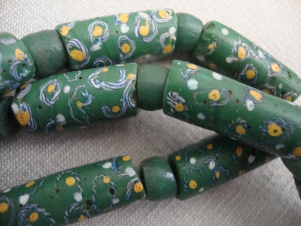 antieke venetiaanse afrikaanse handelskralen trade beads, Sieraden, Tassen en Uiterlijk, Kettingen, Gebruikt, Steen of Mineraal