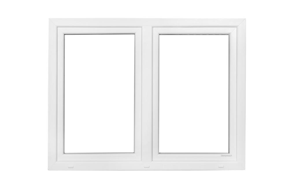Kunststof Kozijn Draaikiep Draaikiep  B125 H130cm Wit