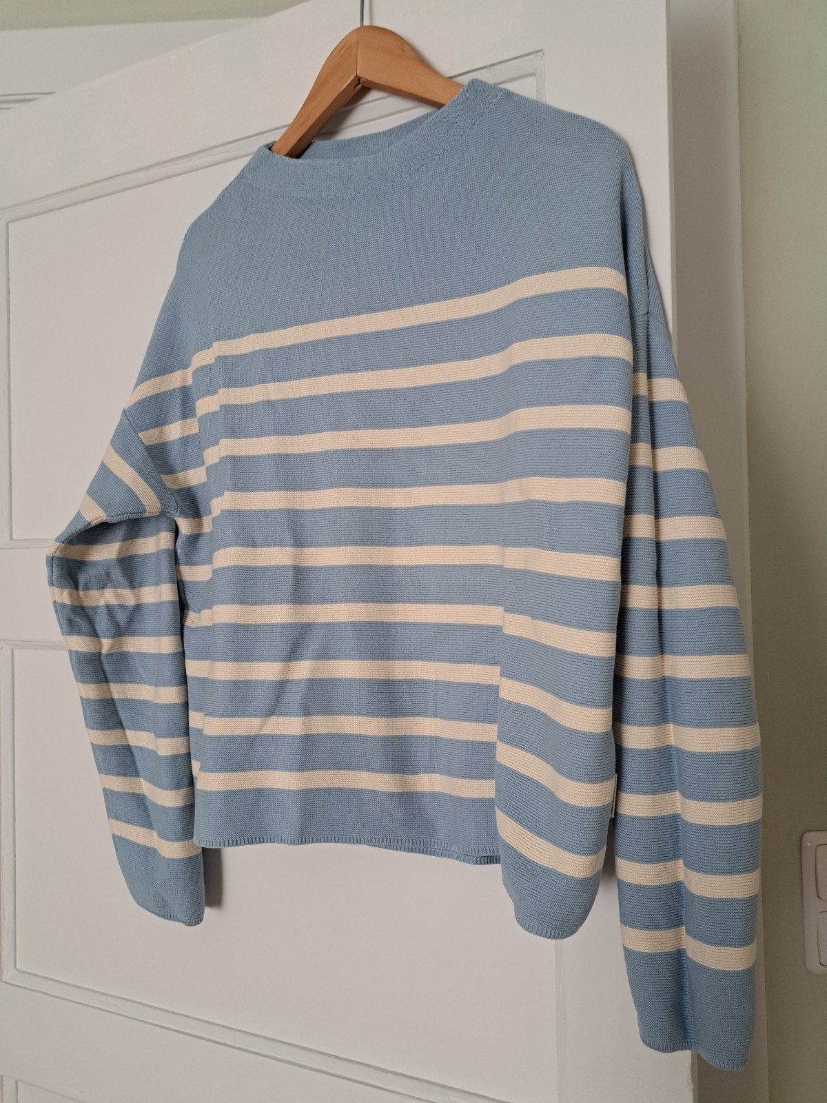 prachtige trui van Armed Angels . bio katoen .mt m., Maat 38/40 (M), Blauw, Ophalen of Verzenden, Zo goed als nieuw