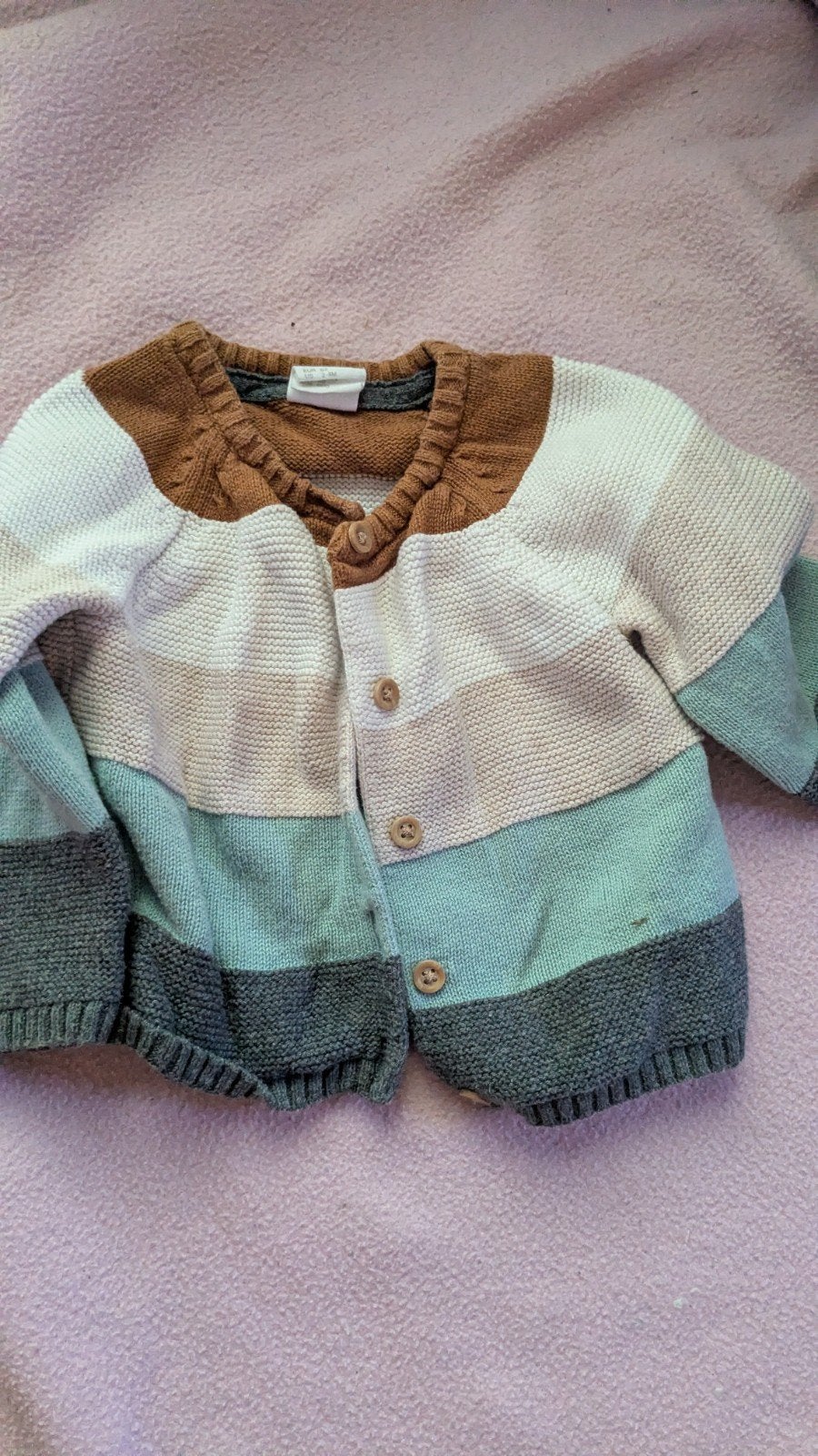H&M Gebreid Vestje voor Baby's - Maat 62, Ophalen of Verzenden, Gebruikt, H&M, Jongetje of Meisje