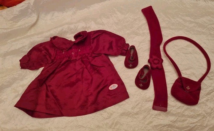 Feestkleding set voor Babyborn pop 43cm - Zapf Creation, Ophalen of Verzenden