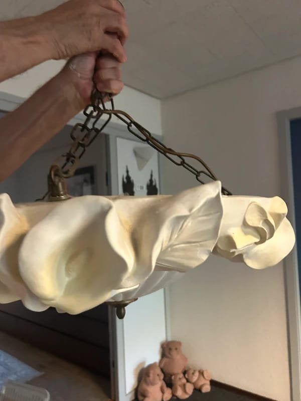 Mooie romeinse oude hanglamp, Ophalen of Verzenden, Gebruikt, Overige materialen, Romeinse