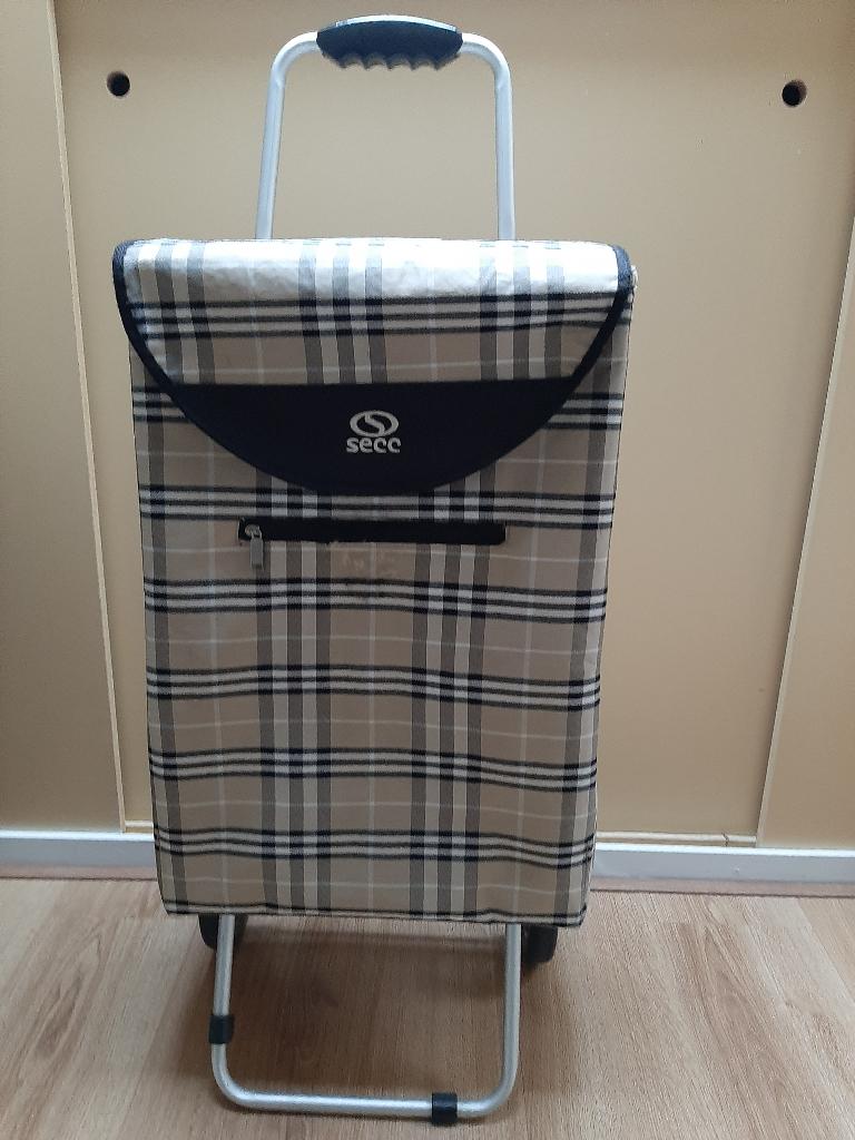 SECC boodschappentrolley/boodschappenkarretje, Gebruikt, 20 tot 30 cm, Beige, Minder dan 40 cm
