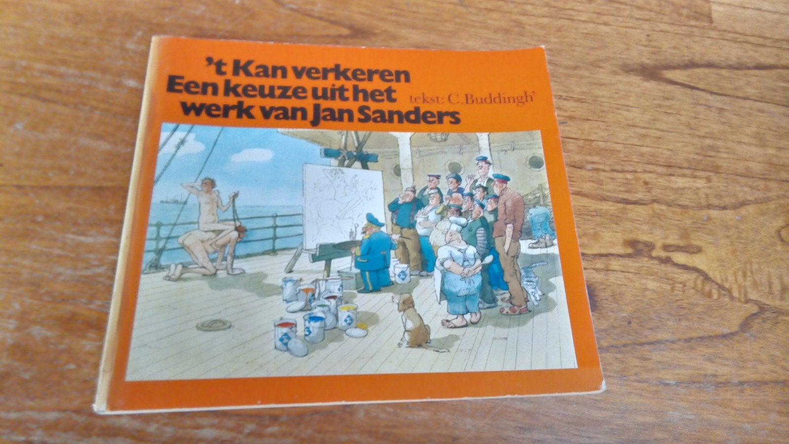 Jan Sanders - 't Kan verkeren - Humoristische tekeningen, Ophalen of Verzenden, Gelezen, Jan Sanders, Cartoons