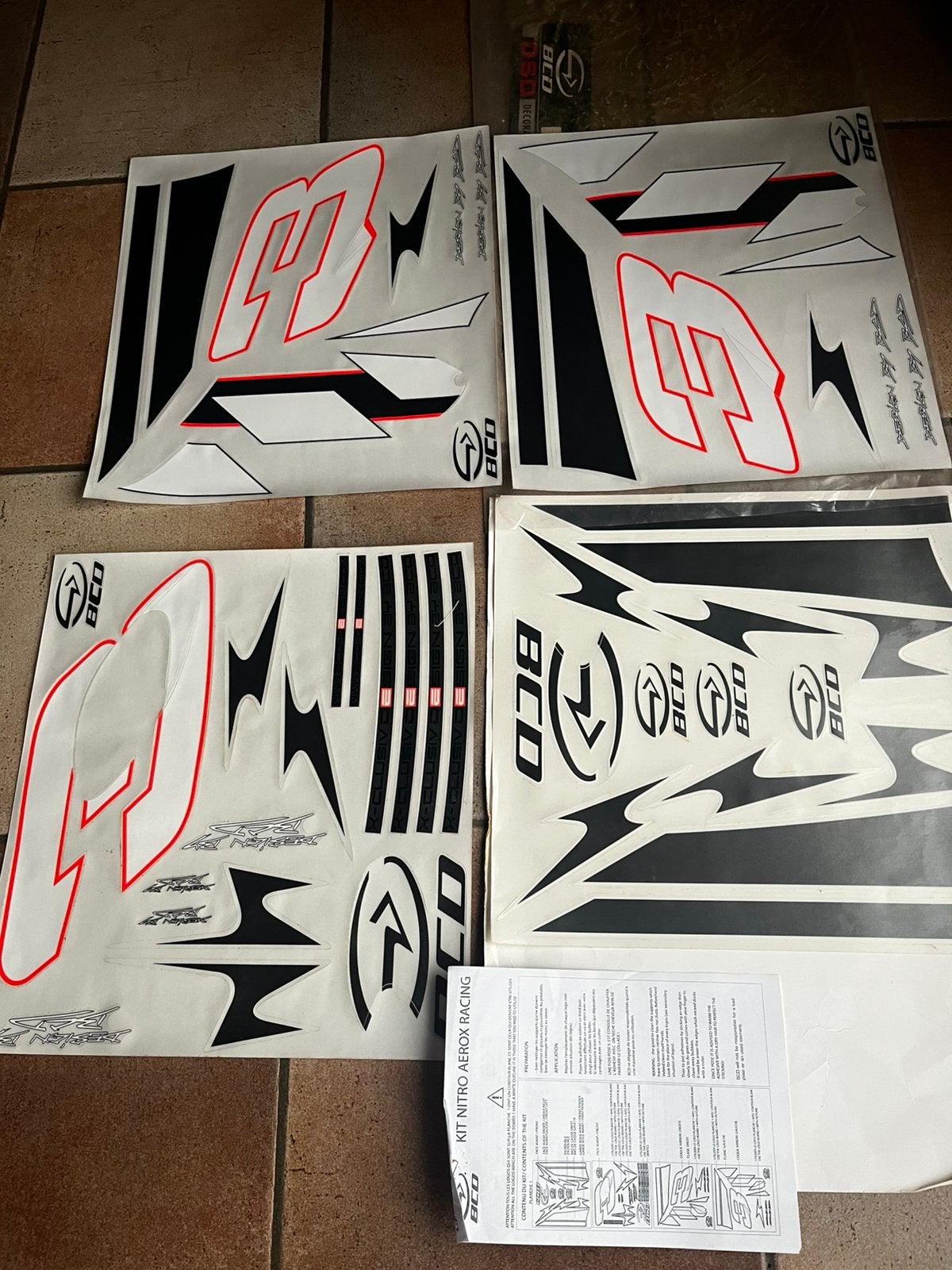 Stickerset Bcd Yamaha aerox, Ophalen of Verzenden