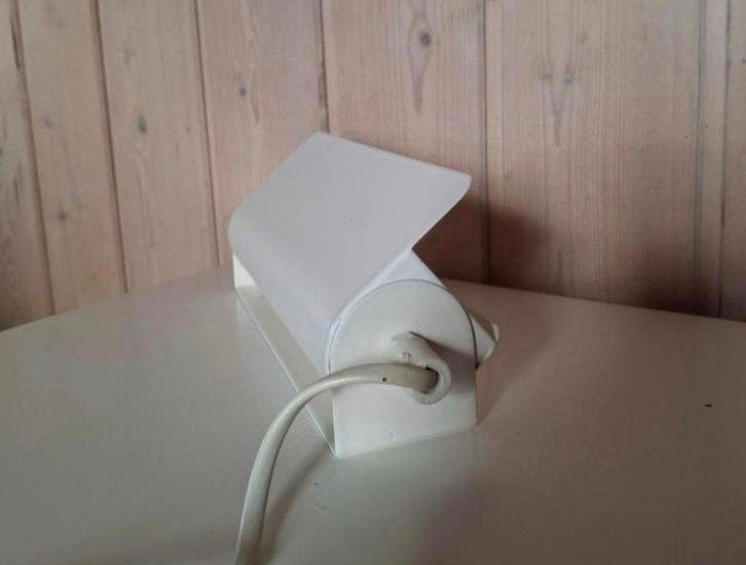 Witte vintage bedlamp van Design Light,  model Fister., Huis en Inrichting, Lampen | Wandlampen, Ophalen of Verzenden, Zo goed als nieuw