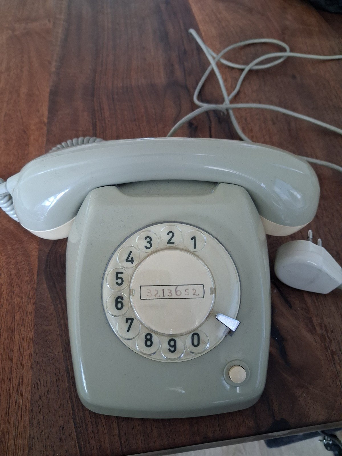 Vintage PTT T65 Telefoon met Draaischijf - Jaren '70, Ophalen of Verzenden, Gebruikt, Met draaischijf