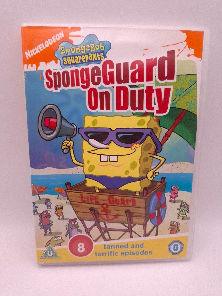 spongebob squarepants - spongeguard on duty dvd, Gebruikt, Spaans, Animatie, Amerikaans