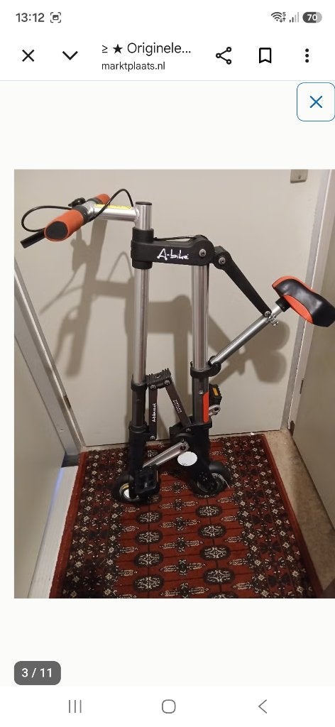 Originele A-Bike Sinclair Research Vouwfiets, Minder dan 14 inch, Velgrem, Zo goed als nieuw, Ophalen