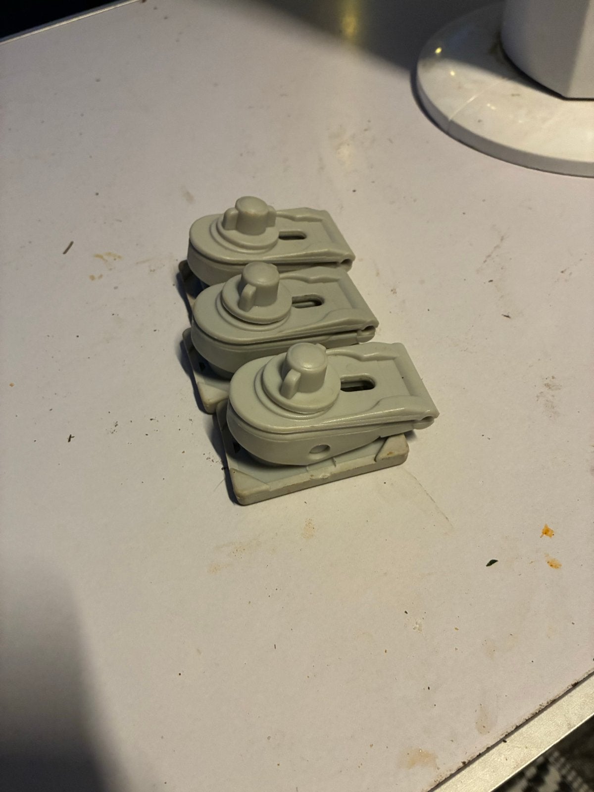 Set van 3 grijze Quickfix blokjes voor voortent, Ophalen of Verzenden, Gebruikt
