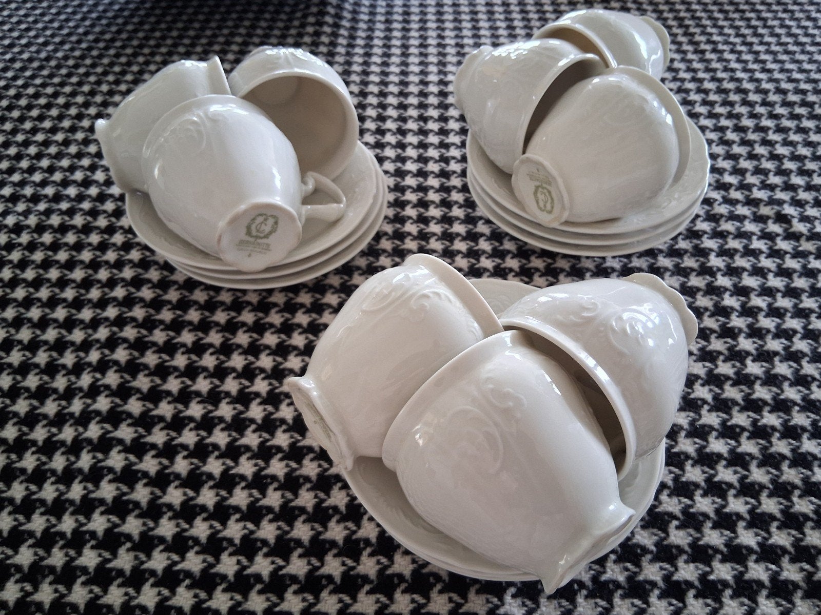 Bernadotte Porselein Koffieservies 9-delig - Nieuwstaat, Ophalen of Verzenden