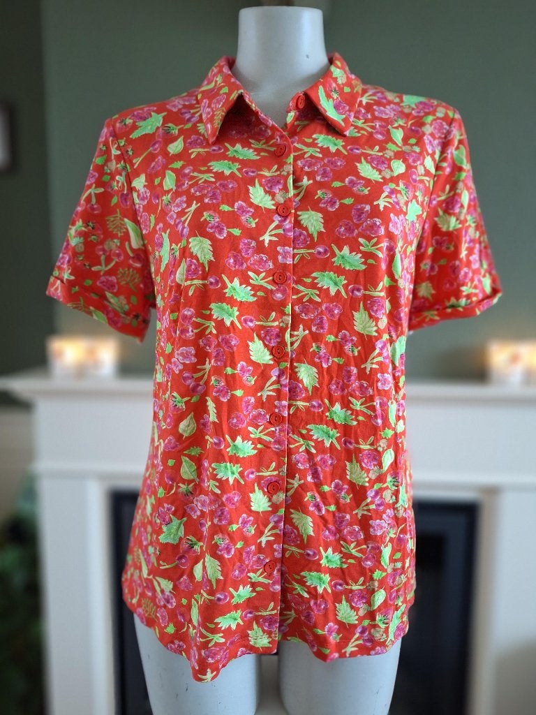 Wow to Go oranje roze rode nieuwe blouse XXL, Kleding | Dames, Blouses en Tunieken, Wow to Go, Verzenden, Maat 46/48 (XL) of groter