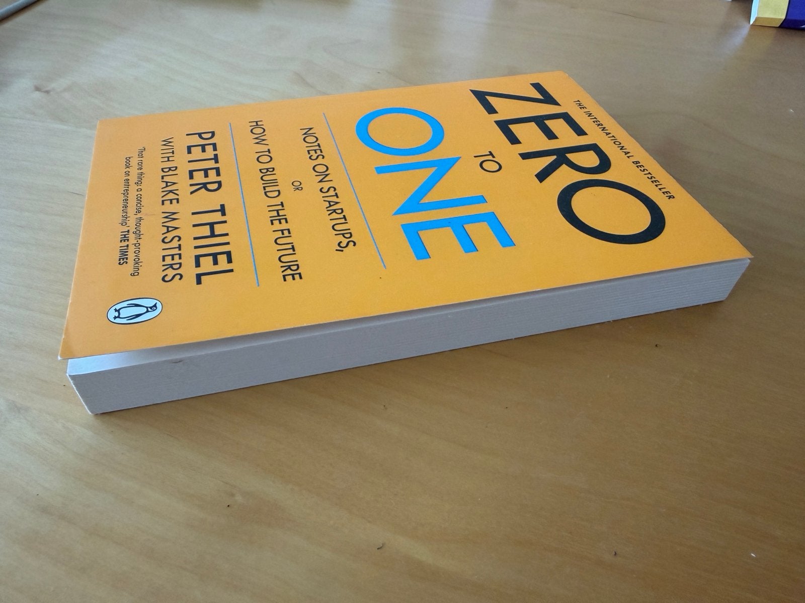 Zero to One - Peter Thiel (Boek over startups en de toekomst, Boeken, Ophalen of Verzenden, Nieuw, Management